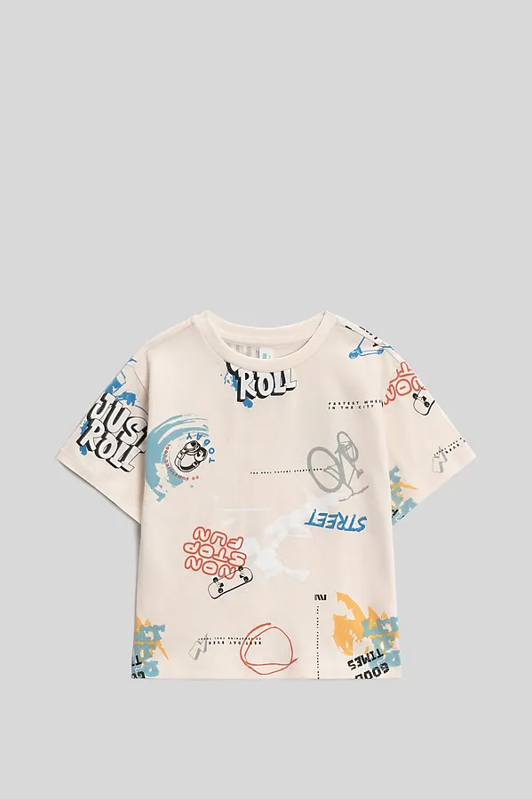 Футболка ACOOLA, крем - фото 2