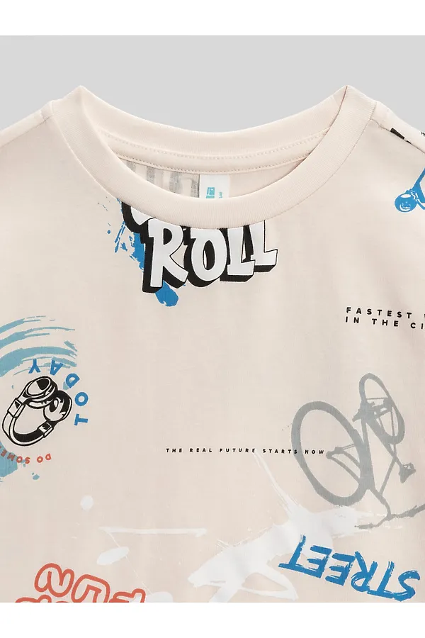 Футболка ACOOLA, крем - фото 2