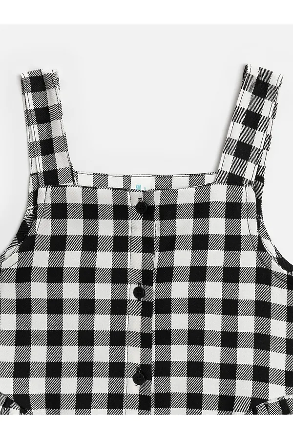 Платье ACOOLA, черно-белая клетка - фото 2