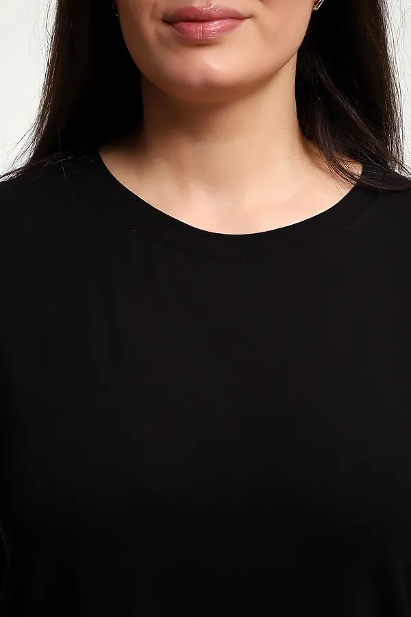 Пижама с шортами ПЖ-010 НАТАЛИ, черный - фото 2