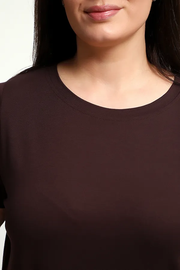 Пижама с шортами ПЖ-010 НАТАЛИ, кофе - фото 2