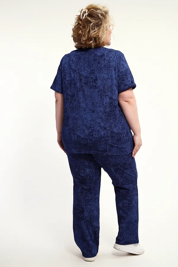 Костюм с брюками с брюками КЖ-009 НАТАЛИ, синий - фото 2