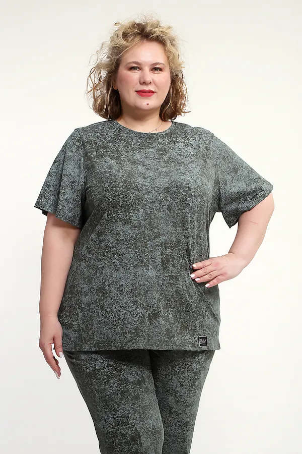 Костюм с брюками с брюками КЖ-009 НАТАЛИ, зеленый - фото 2