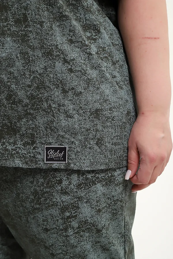 Костюм с брюками с брюками КЖ-009 НАТАЛИ, зеленый - фото 2