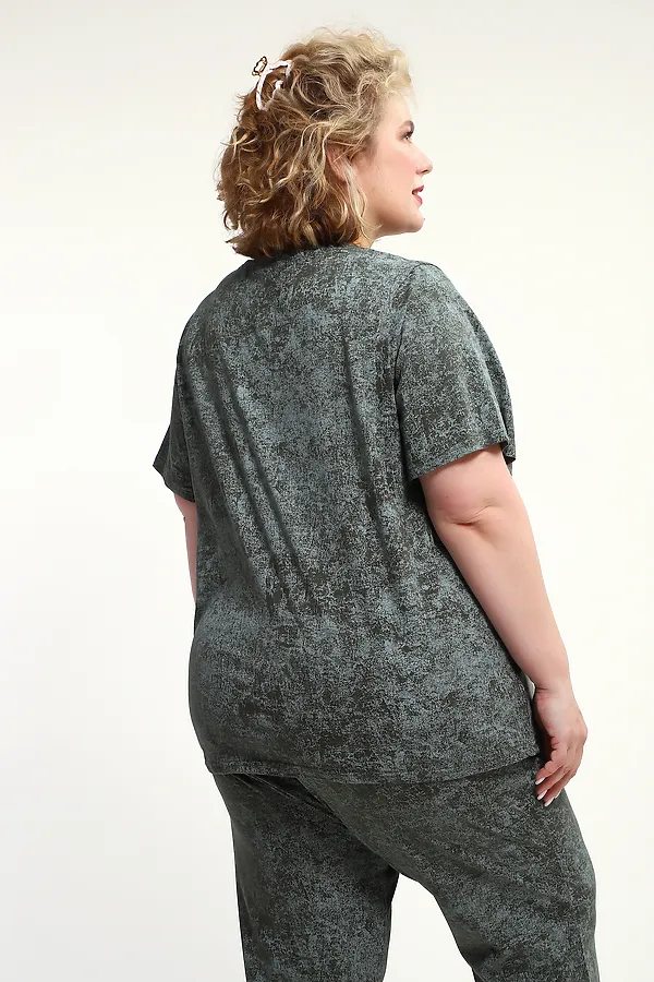 Костюм с брюками с брюками КЖ-009 НАТАЛИ, зеленый - фото 2