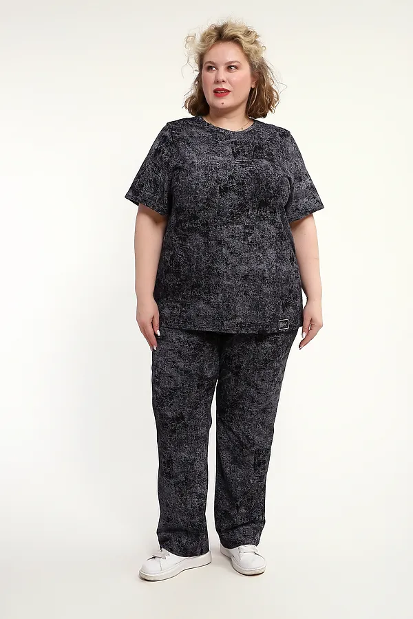 Костюм с брюками с брюками КЖ-009 НАТАЛИ, черный - фото 2