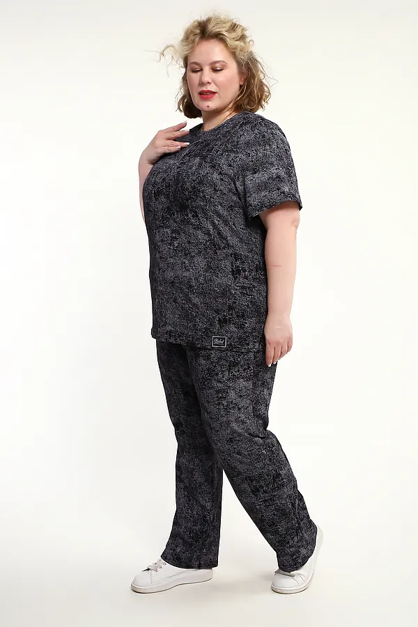 Костюм с брюками с брюками КЖ-009 НАТАЛИ, черный - фото 2