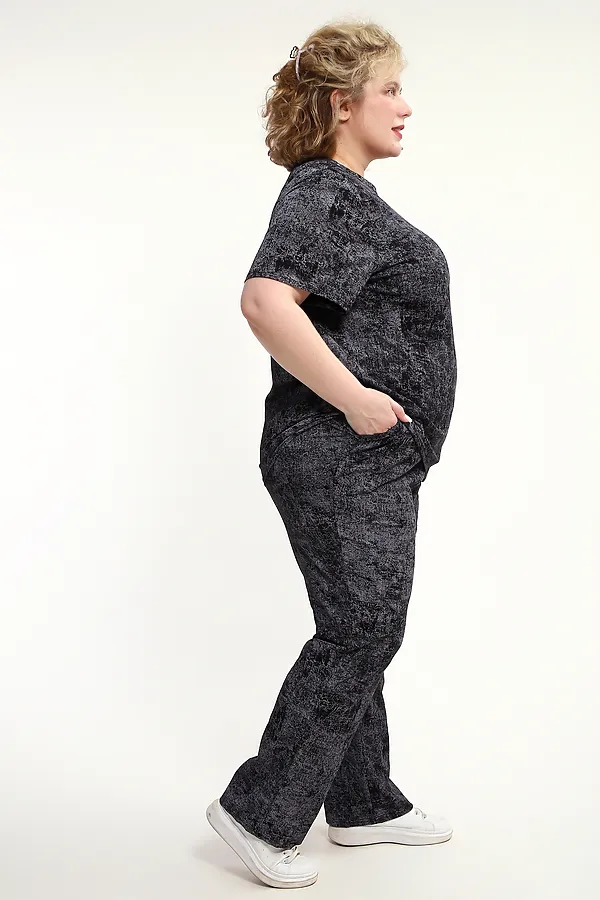 Костюм с брюками с брюками КЖ-009 НАТАЛИ, черный - фото 2