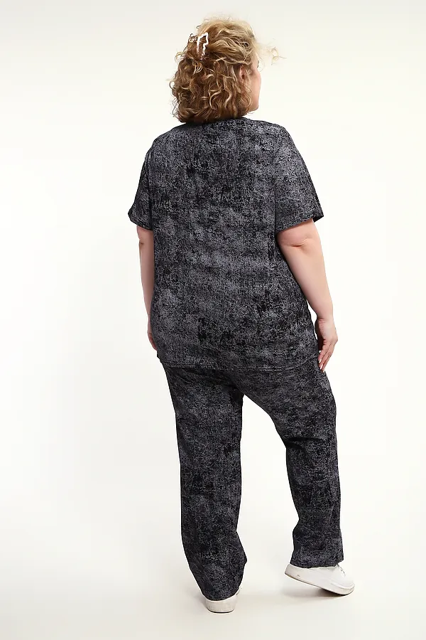 Костюм с брюками с брюками КЖ-009 НАТАЛИ, черный - фото 2