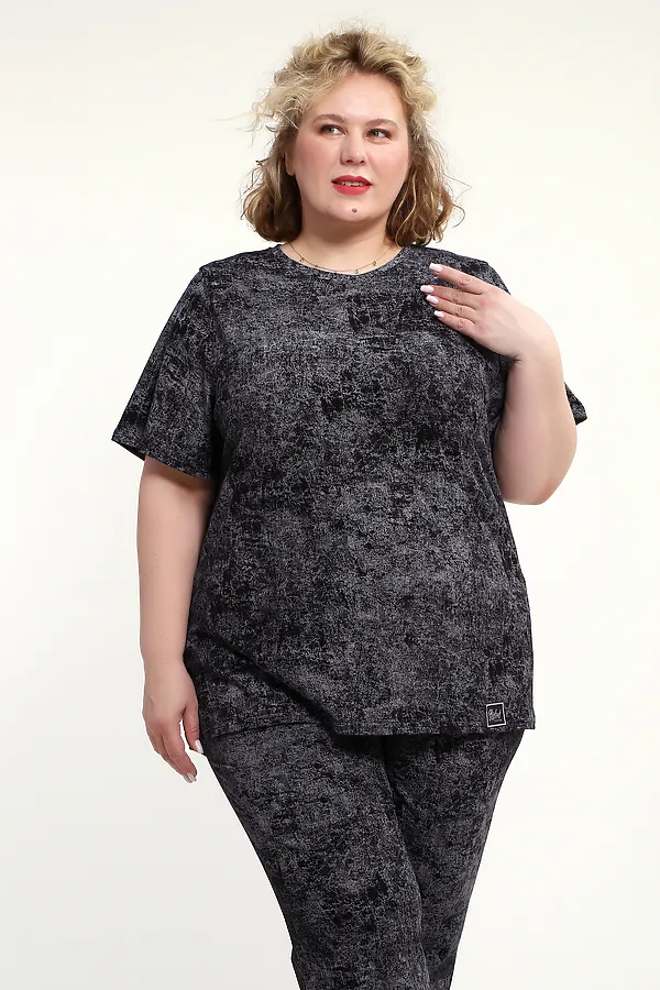 Костюм с брюками с брюками КЖ-009 НАТАЛИ, черный - фото 2