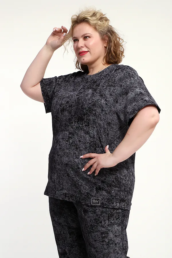 Костюм с брюками с брюками КЖ-009 НАТАЛИ, черный - фото 2