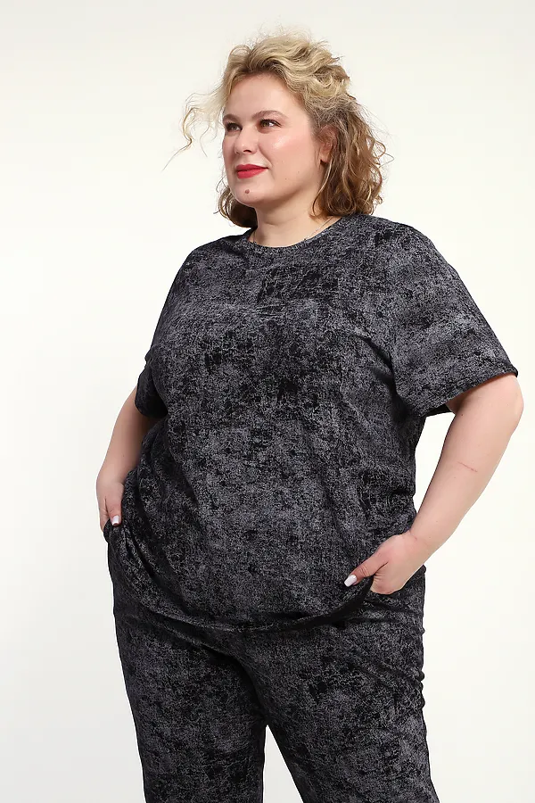 Костюм с брюками с брюками КЖ-009 НАТАЛИ, черный - фото 2