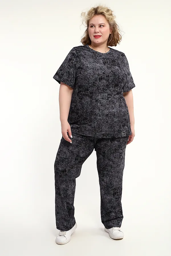 Костюм с брюками с брюками КЖ-009 НАТАЛИ, черный - фото 2