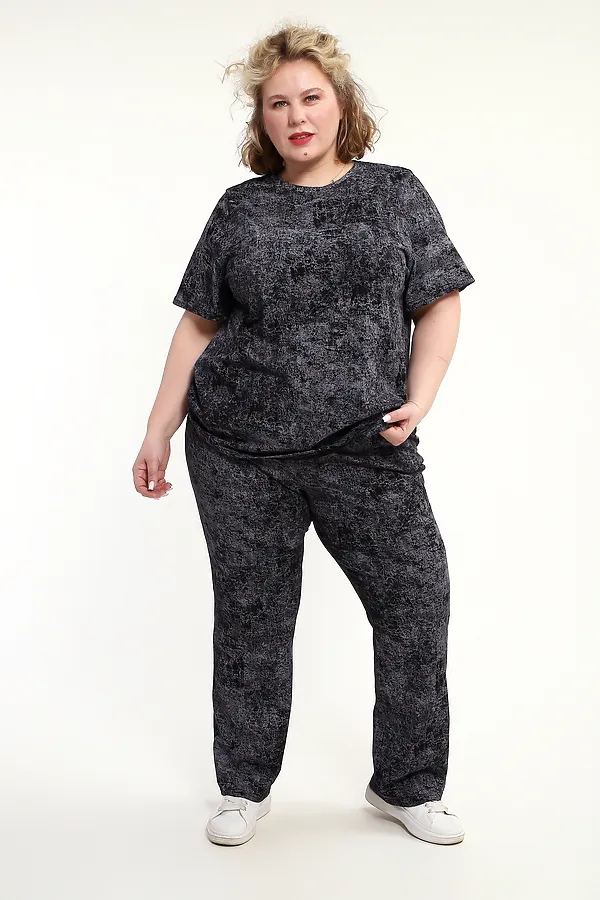 Костюм с брюками с брюками КЖ-009 НАТАЛИ, черный - фото 2