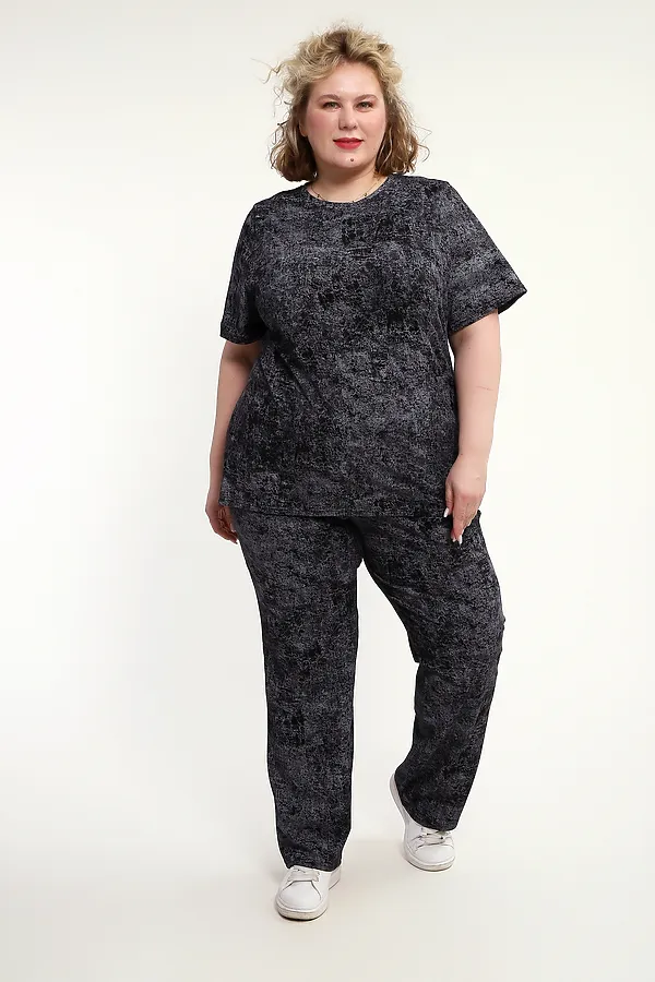 Костюм с брюками с брюками КЖ-009 НАТАЛИ, черный - фото 2