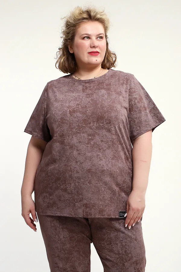 Костюм с брюками с брюками КЖ-009 НАТАЛИ, кофе - фото 2