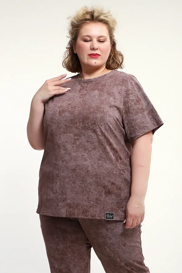 Костюм с брюками с брюками КЖ-009 НАТАЛИ, кофе - фото 2