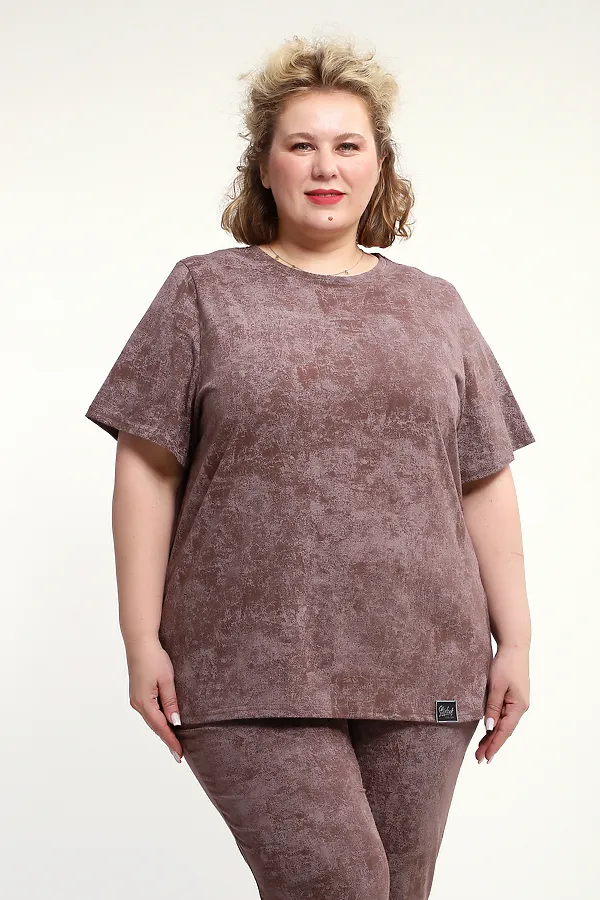 Костюм с брюками с брюками КЖ-009 НАТАЛИ, кофе - фото 2