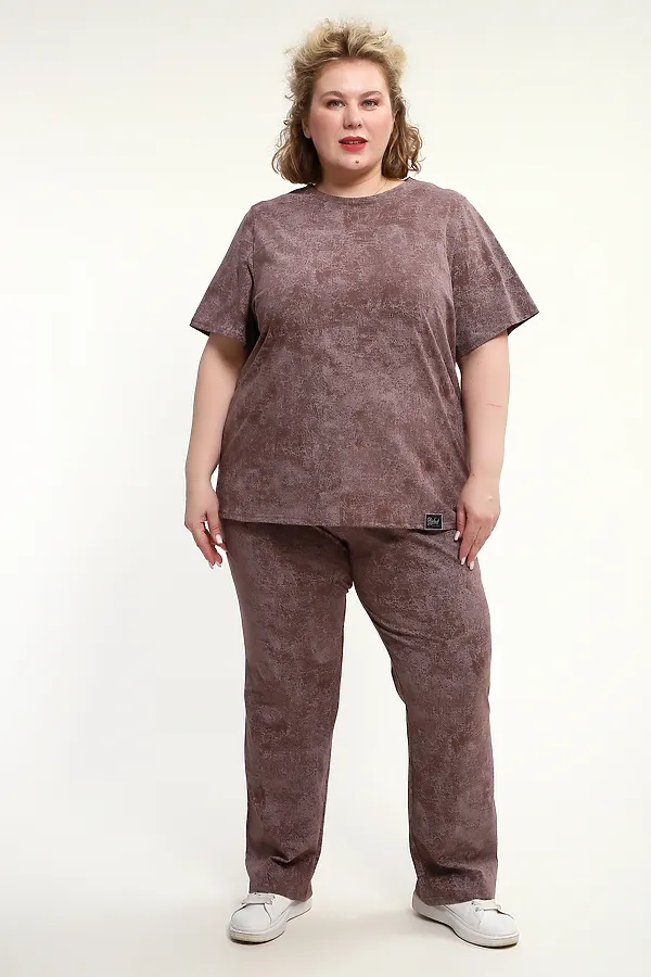 Костюм с брюками с брюками КЖ-009 НАТАЛИ, кофе - фото 2