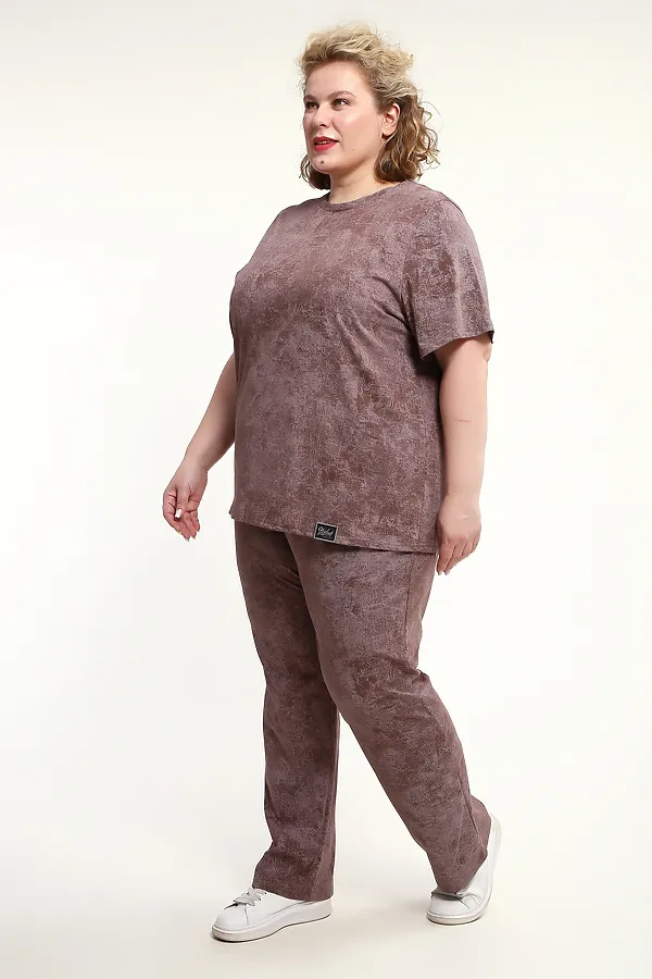 Костюм с брюками с брюками КЖ-009 НАТАЛИ, кофе - фото 2