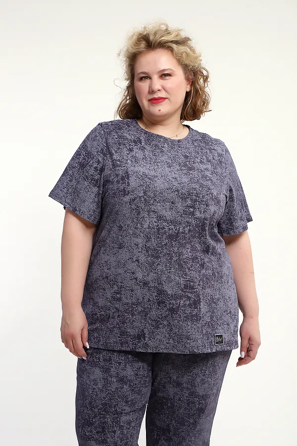 Костюм с брюками с брюками КЖ-009 НАТАЛИ, антрацит - фото 2