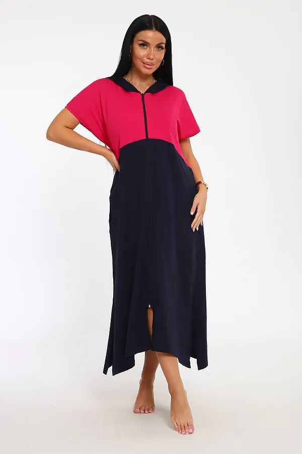 Халат 33519 НАТАЛИ, синий - фото 2