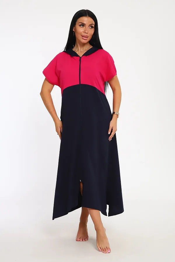 Халат 33519 НАТАЛИ, синий - фото 2