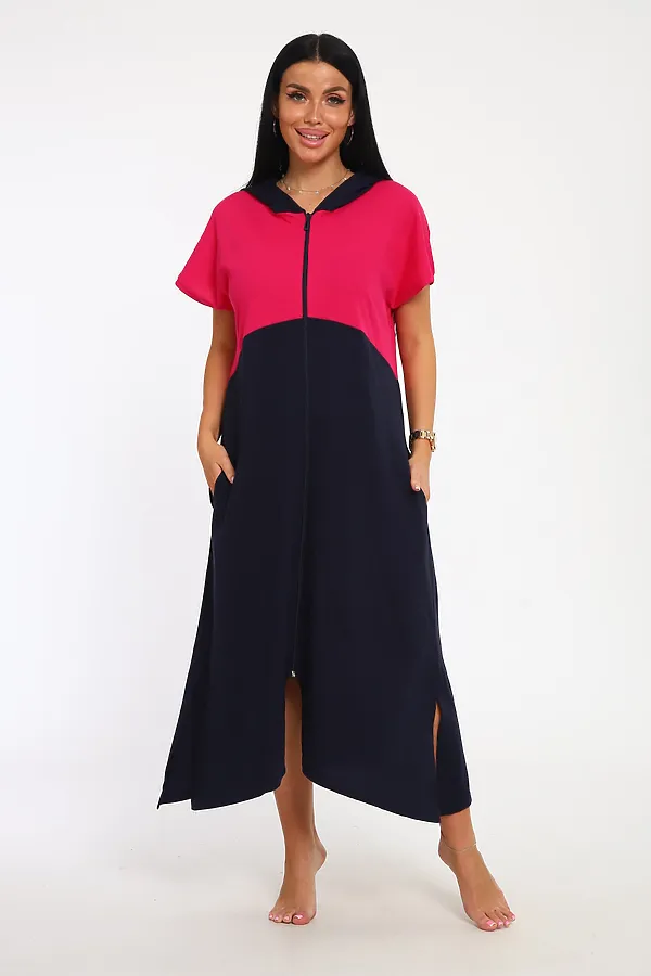 Халат 33519 НАТАЛИ, синий - фото 2