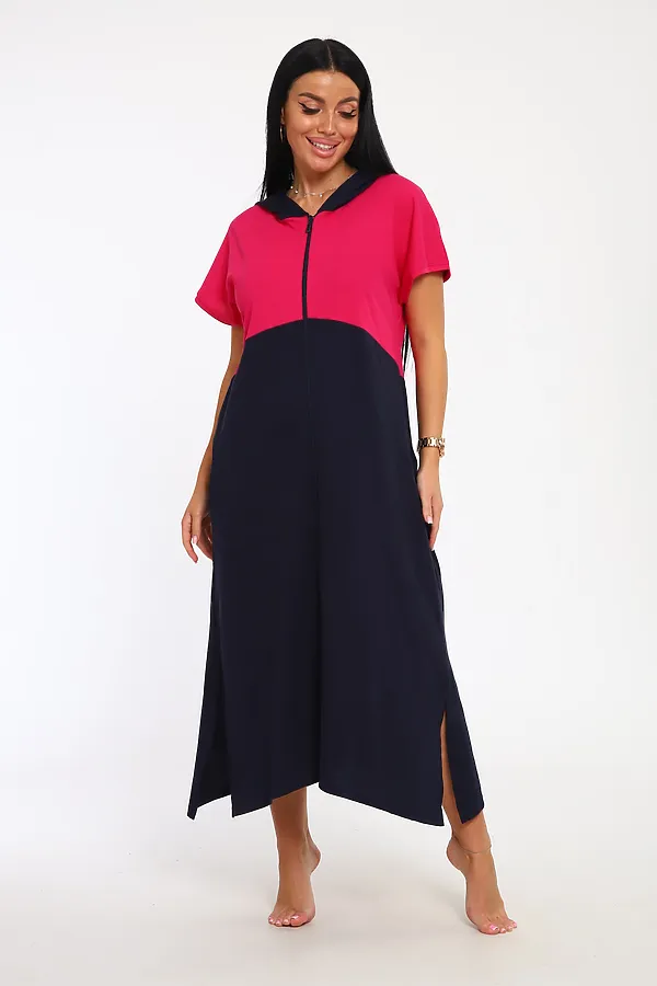 Халат 33519 НАТАЛИ, синий - фото 2