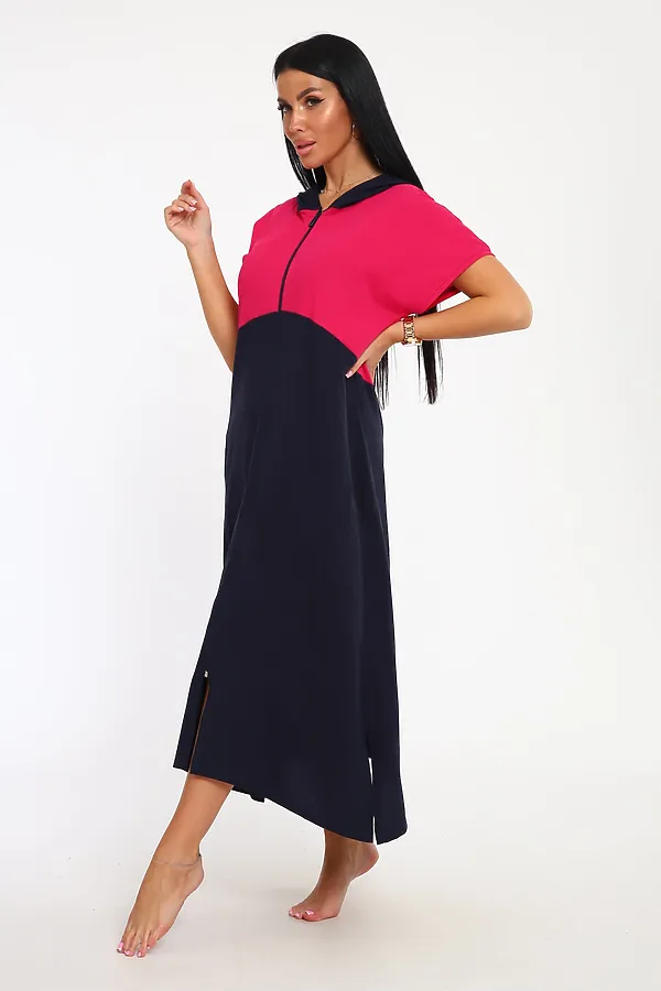 Халат 33519 НАТАЛИ, синий - фото 2