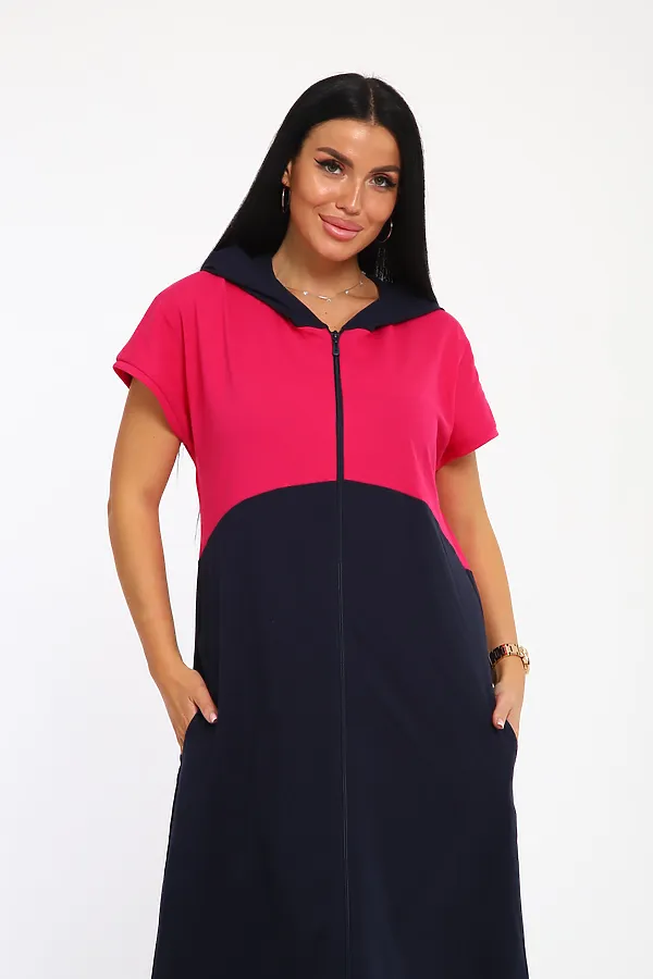 Халат 33519 НАТАЛИ, синий - фото 2