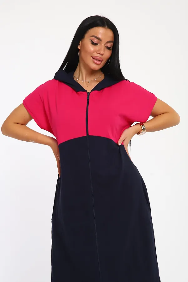 Халат 33519 НАТАЛИ, синий - фото 2