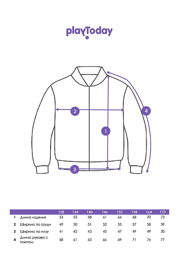 Куртка текстильная с полиуретановым покрытием для девочек (ветровка) PLAYTODAY, черный - фото 2