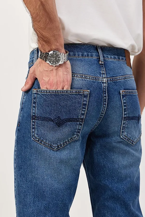 Джинсы F5, стирка средняя - фото 2