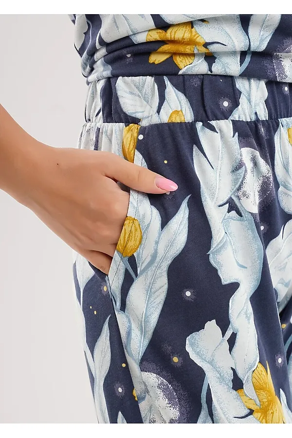 Пижама CLEVER, т.синий/св.серый - фото 2