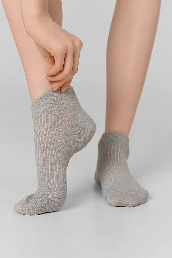 Носки женские MARK FORMELLE, серый меланж - фото 2