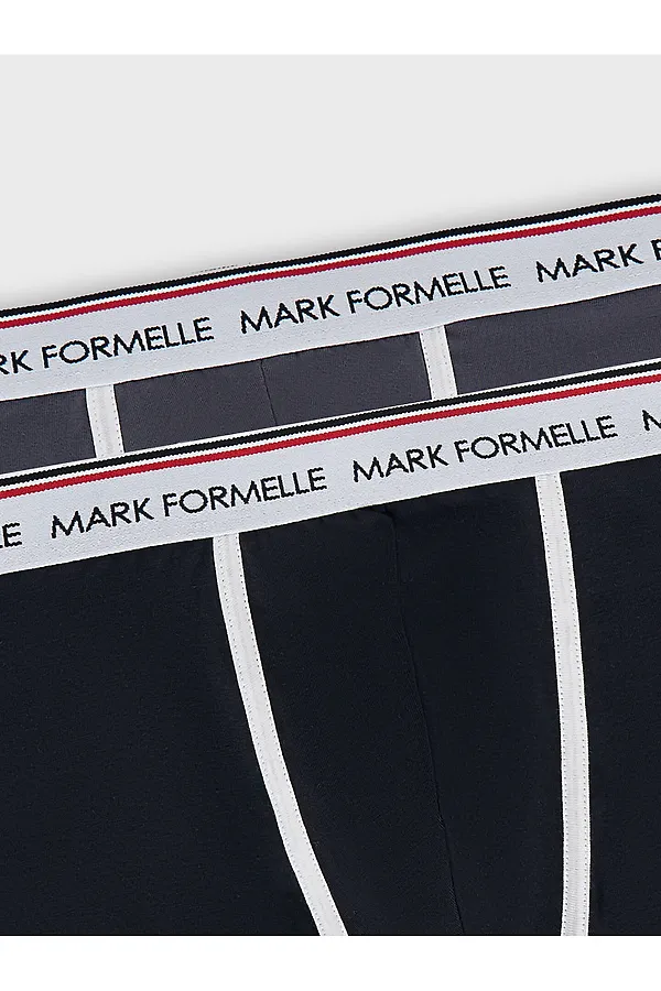 Трусы мужские (2шт) MARK FORMELLE, графит +черный - фото 2