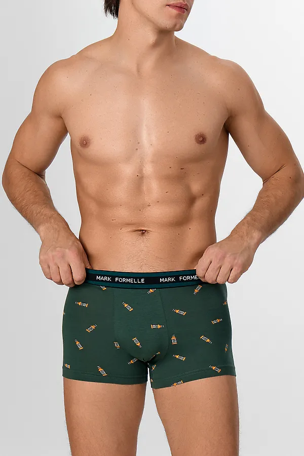 Трусы мужские MARK FORMELLE, коньяк на хвойный лес - фото 2