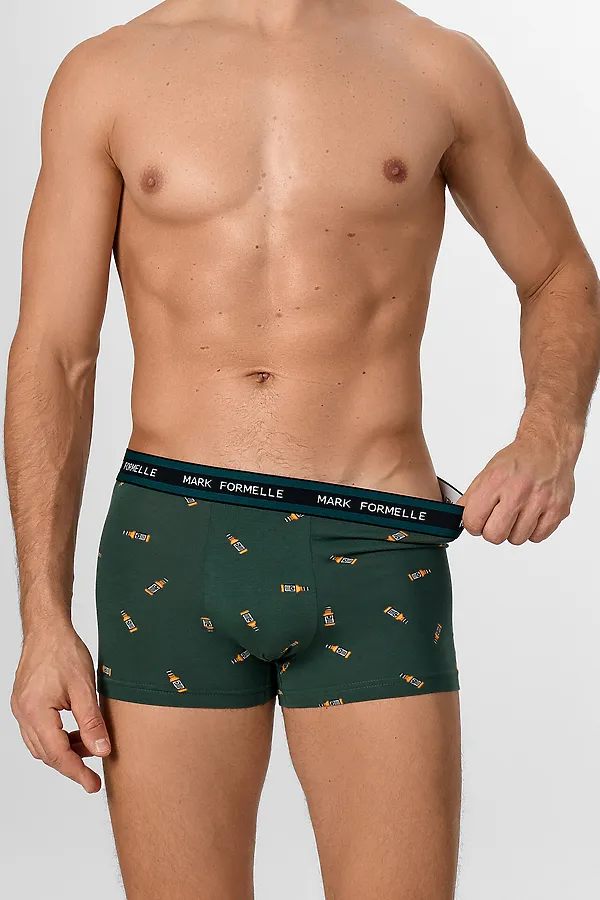 Трусы мужские MARK FORMELLE, коньяк на хвойный лес - фото 2
