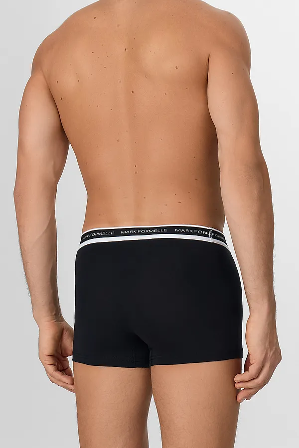 Трусы мужские MARK FORMELLE, черный +печать3 - фото 2