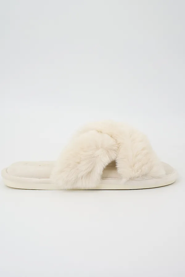 Тапочки женские. INDEFINI, молочный - фото 2