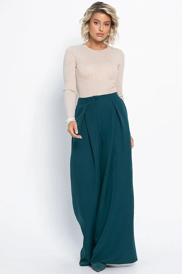 Брюки Безусловный приоритет LADY TAIGA, изумруд - фото 2