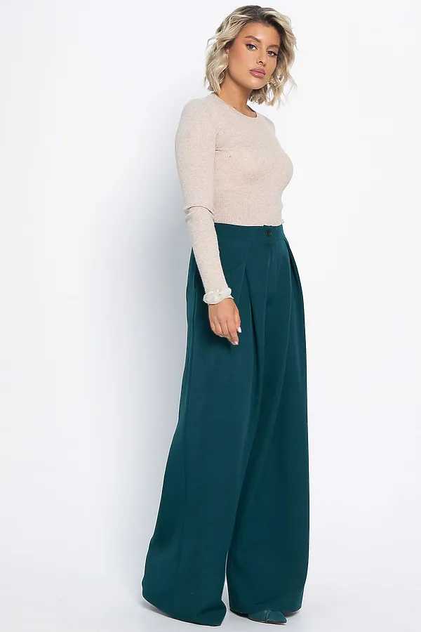 Брюки Безусловный приоритет LADY TAIGA, изумруд - фото 2