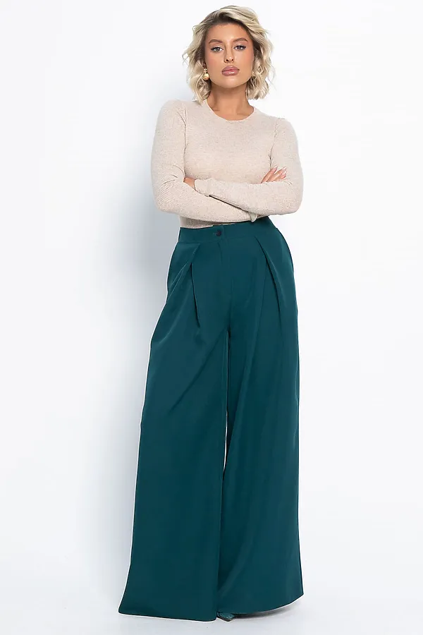 Брюки Безусловный приоритет LADY TAIGA, изумруд - фото 2