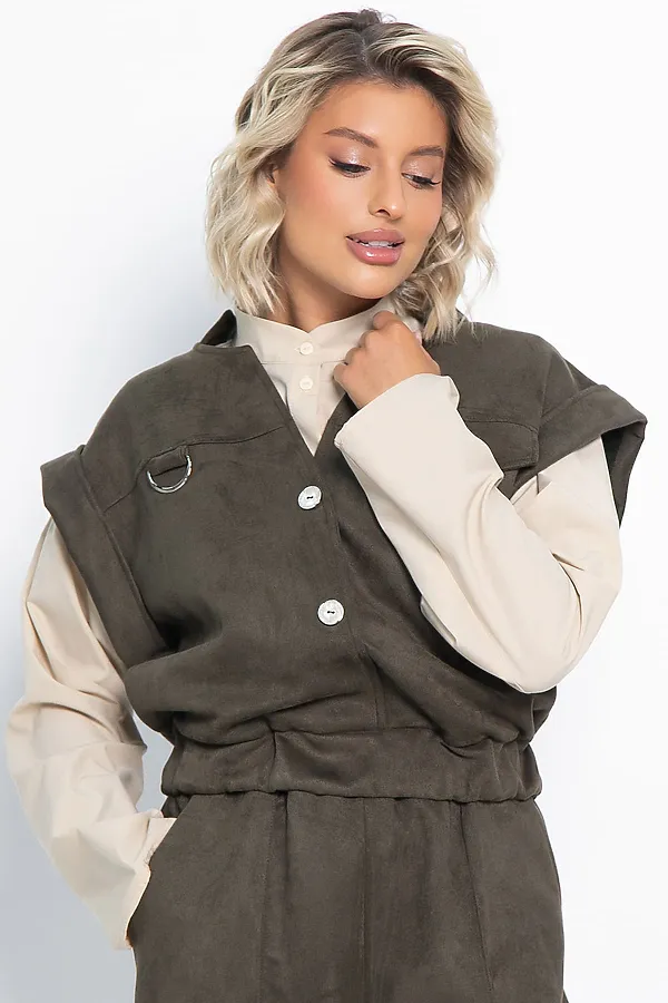 Жилет Лора LADY TAIGA, зеленый - фото 2