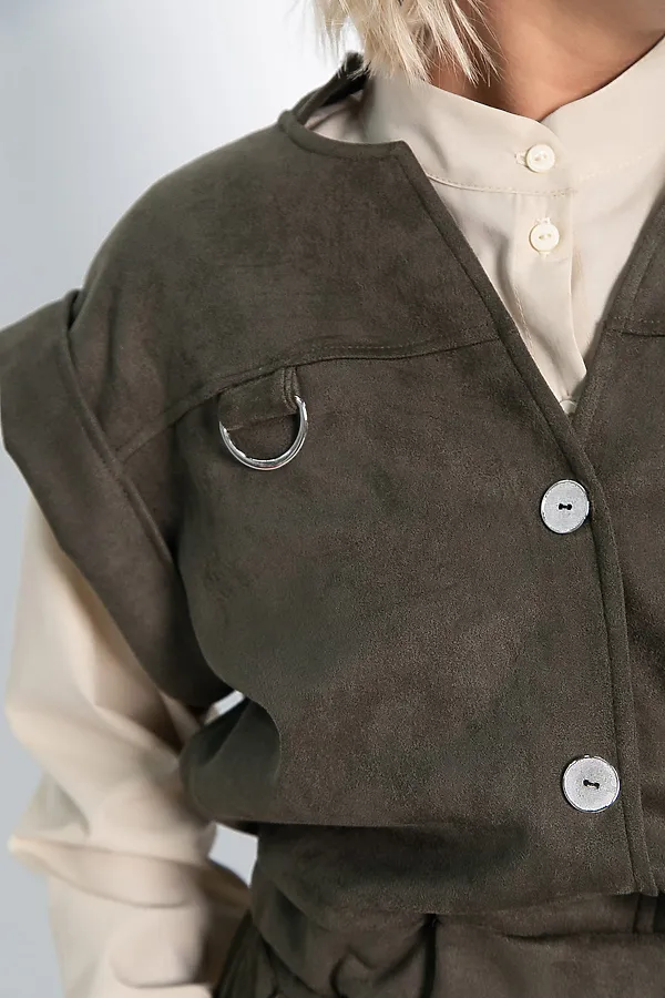 Жилет Лора LADY TAIGA, зеленый - фото 2