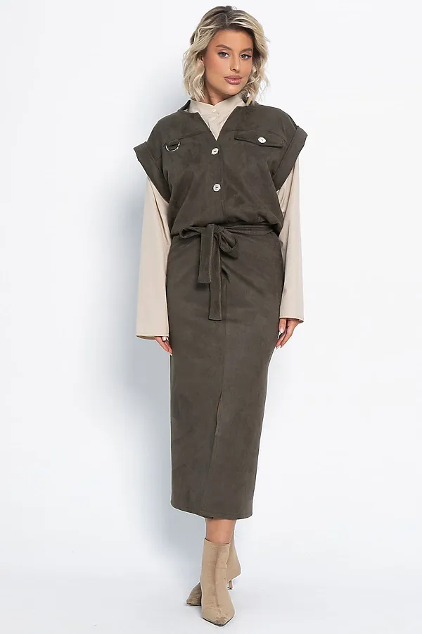 Жилет Лора LADY TAIGA, зеленый - фото 2