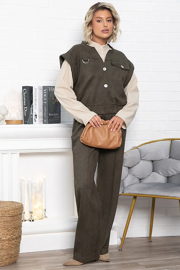 Жилет Лора LADY TAIGA, зеленый - фото 2