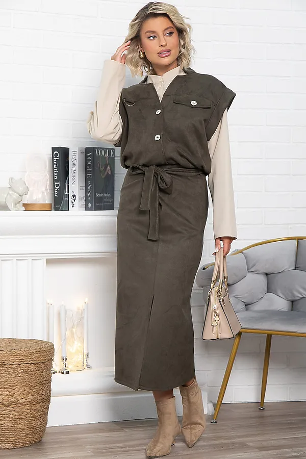 Жилет Лора LADY TAIGA, зеленый - фото 2