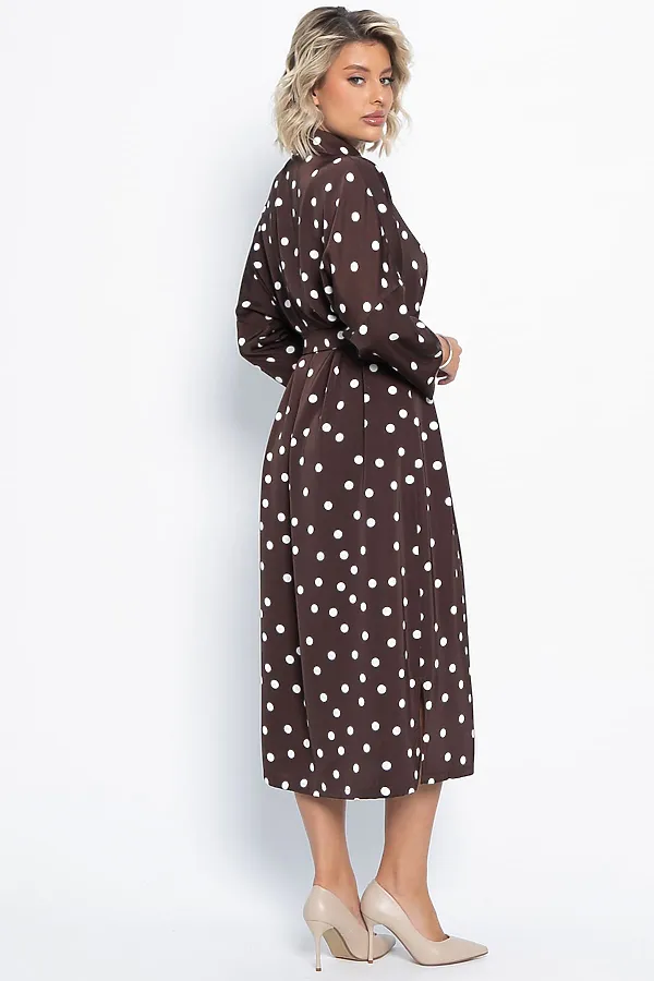 Платье Сьюзен LADY TAIGA, шоколад - фото 2